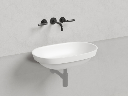 Раковина из искусственного камня S-Stone Salini MAREA 1802201MF 60х40 полувстраиваемая цвет мультиколор